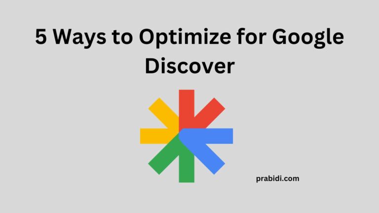 Optimize for Google Discover